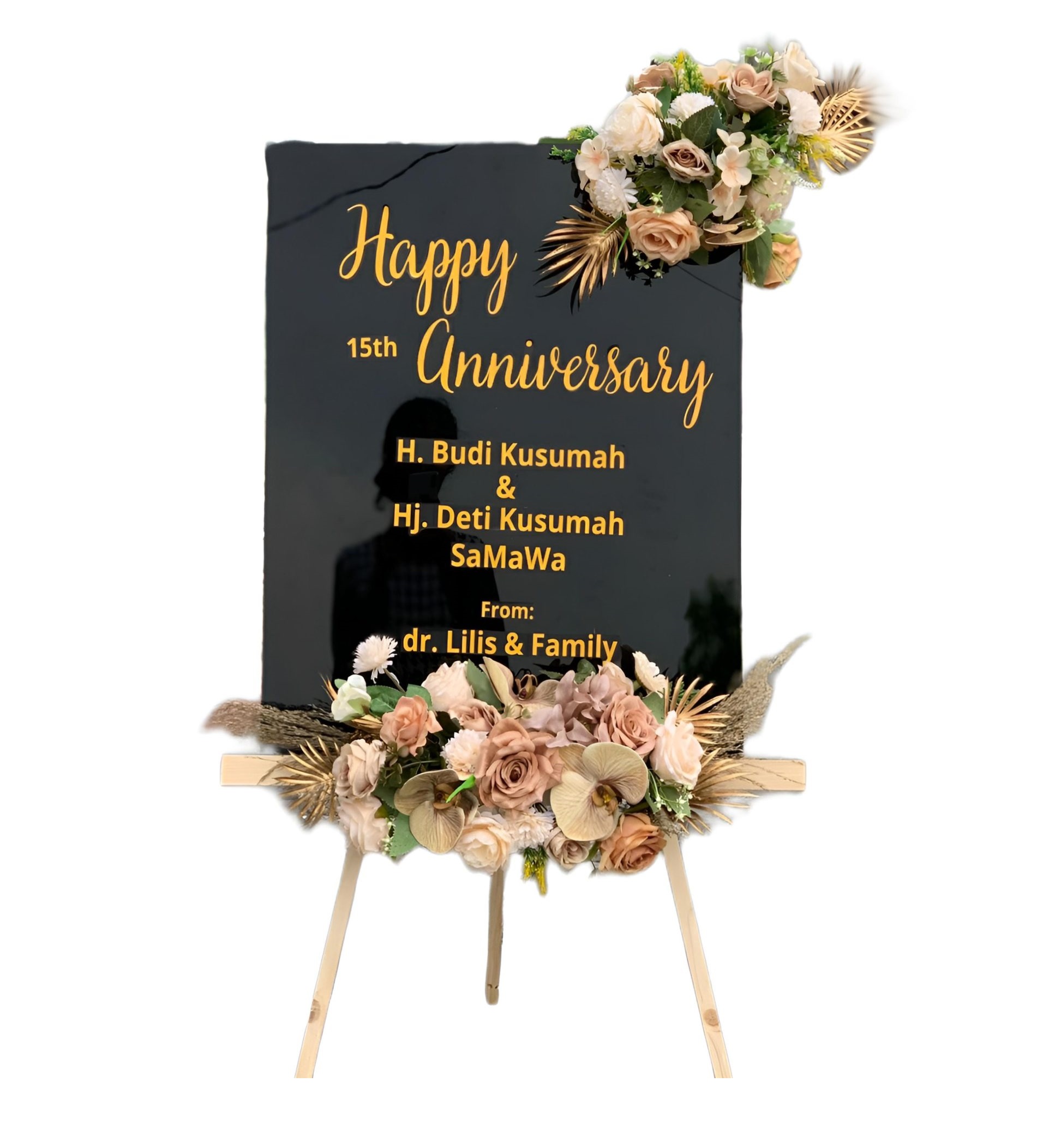 Papan Bunga Akrilik Walantaka